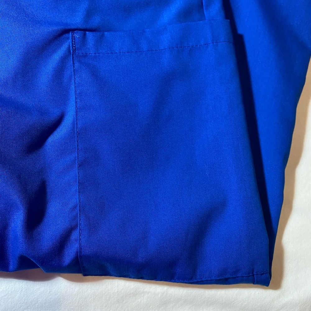 Affinity Apparel XXSR Scrub Pants Blue Elastic Waist Drawstring Petite - Picture 4 of 6